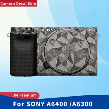 Для Sony A6400/A6300 Наклейка на кожу Виниловая пленка для обертывания корпуса камеры Защитная наклейка Защитное покрытие