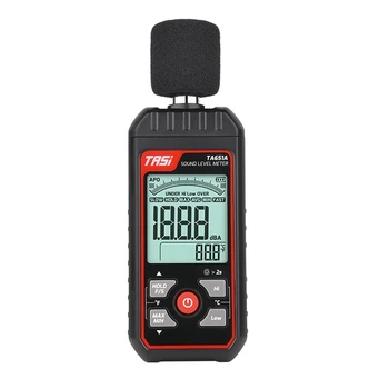 Для TASI 1 ШТ TA651A 30-130 ДБ Цифровой измеритель уровня звука регистратор звукового шума измерительный прибор