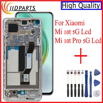 Для Xiaomi Mi 10T Pro LCD Mi10T Pro Touch Для Xiaomi Mi 10t 5G Замена экрана Дигитайзер Сенсорное Стекло Для дисплея Redmi k30s