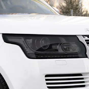Защитная пленка для автомобильных фар Дымчато-черная наклейка из ТПУ для Land Rover Discovery 4 и 5 Defender Range Rover Sport Evoque Velar