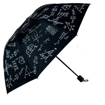 Зонт нового дизайна Математическая Формула Большой Зонт Детские Зонты Защита от Солнца Ветрозащитный Зонт для учащихся средней школы