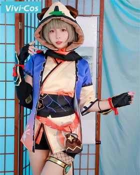 Игра Vivi-Cos Genshin Impact Sayu, милая Лолита, прекрасный повседневный костюм для косплея, вечеринка для ролевых игр на Хэллоуин, новинка XS-XXL