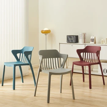 Игровые Обеденные стулья Nordic Для гостиной, ресторана, сада, Акриловый стул, Пластиковая мебель Sillas De Comedor YYY20XP