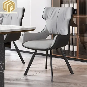 Итальянский обеденный стул, легкий, роскошный стул для ресторана, отеля, современный стул для переговоров, кровать для волос для дома, ротанговый стул