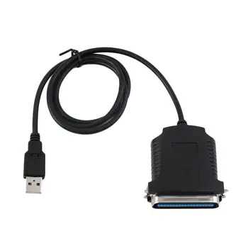 Кабель-адаптер USB для параллельного подключения принтера IEEE 1284, параллельный USB для печати на принтере IEEE 1284 USB с поддержкой 36-контактного сканера