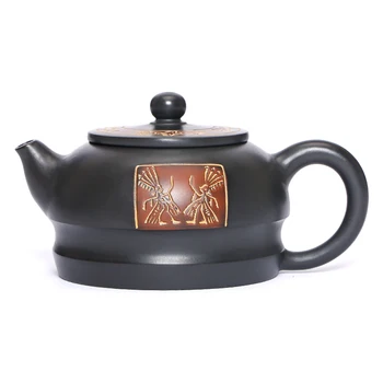 Керамический чайник Liang Yilan, чайный сервиз из глины в этническом стиле