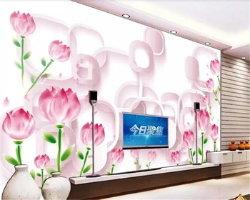 кирпичные обои beibehang 3d Цветы мечты 3D обои ТВ фон стены обои 3d декоративная роспись papel de parede