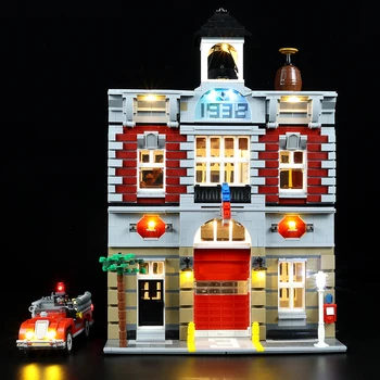 Комплект светодиодных ламп Kyglaring (только свет) для LEGO 10197 Совместим с пожарной командой 15004 City Street Creator