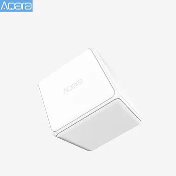 Контроллер Aqara Magic Cube Версия Zigbee Управляется приложением Six Actions Mi home Для устройства Xiaomi Smart Home Smart Socket