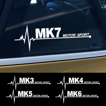 Креативно подходит для Golf 4567 MK2 MK3 MK4 MK5 MK6 MK7 MK8 Наклейка для автомобиля из ПВХ, наклейки KK, водонепроницаемые от царапин автозапчасти