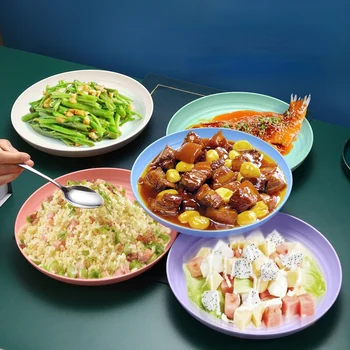 Кухонная Пластиковая тарелка для пищевых соусов, Маленькая доска для дегустации уксуса, тарелки для закусок, креативная имитация фарфоровой круглой бытовой тарелки для фруктов