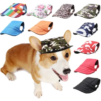 Летняя шапочка для собаки, бейсболка для уличной собаки, Брезентовая кепка для маленьких собак, Солнцезащитные Аксессуары для маленьких собак, Шляпа для чихуахуа, шляпа для кошки