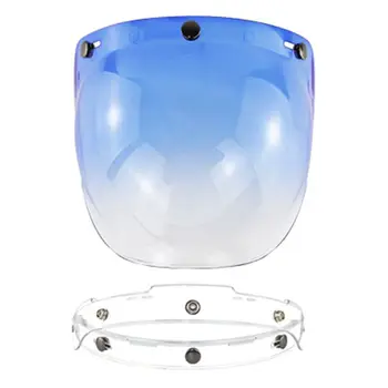Лобовое стекло мотоцикла для винтажного шлема Шлем в реактивном стиле шлем Bubble Shield B36B