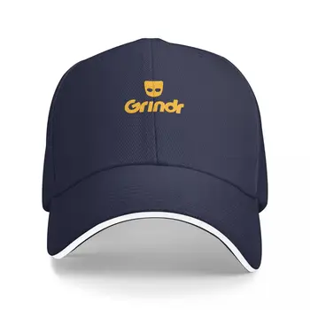 логотип-Классическая футболка Grindr, бейсболка, аниме-шляпа, шляпа от солнца, женская мужская шляпа