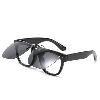 Металлические поляризованные солнцезащитные очки в круглой оправе в стиле ретро, мужские и женские солнцезащитные очки на пружинной ножке Prince Mirror