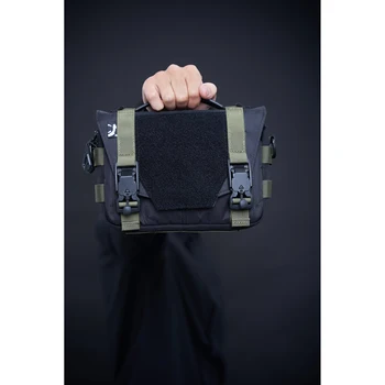 Модульная маленькая сумка Overclock roam M-9, накладка на плечо, магнитные пряжки, аксессуары molle techwear