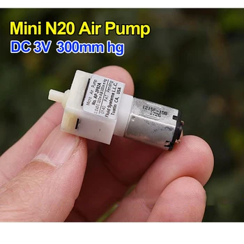 Моторный насос Micro N20 Мини-воздушный насос Малый Мембранный Насос DC 3V 0.18A Бустерный насос 300 мм рт. ст. Воздушный насос Низкого давления