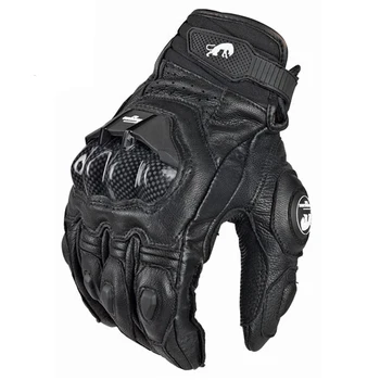 Мотоциклетные перчатки черные гоночные Мотоциклетные перчатки из натуральной кожи белые командные перчатки для шоссейных гонок мужские летние зимние перчатки для вождения