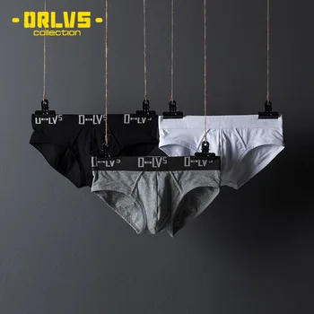 Мужское нижнее белье ORLVS, Новые хлопковые сексуальные модные Удобные дышащие треугольные брюки, мужские OR209