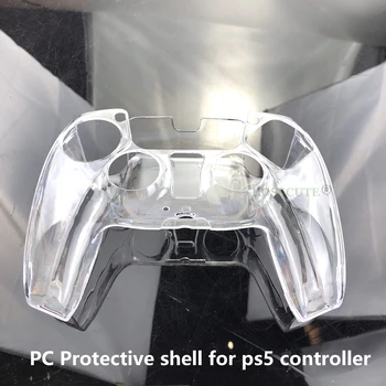 Мягкий прозрачный чехол из АБС-пластика, полностью облегающий корпус для SONY Playstation 5 для контроллера PS5, защитный чехол для геймпада PS5