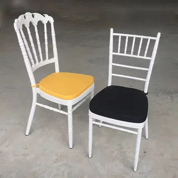 Набор свадебных обеденных стульев из прозрачной смолы из прозрачного пластика chiavari plexi crystal napoleon
