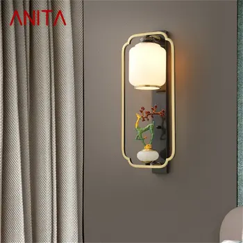 Настенные светильники ANITA Copper Home Для помещений Современный Роскошный дизайн Бра для гостиной коридора