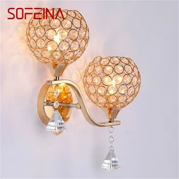 Настенные светильники SOFEINA Современные светодиодные двухламповые креативные роскошные декоративные для домашнего прохода