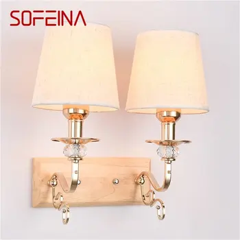 Настенные светильники SOFEINA, современные роскошные светодиодные бра для помещений, лампы для домашнего коридора