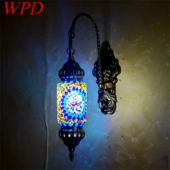 Настенные светильники WPD в европейском стиле в стиле ретро, креативные декоративные для дома, гостиной, коридора, спальни