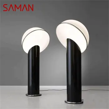 Настольная лампа SAMAN Nordic Креативный дизайн Стеклянная настольная лампа LED Современный декор для дома Прикроватной тумбочки Гостиной отеля