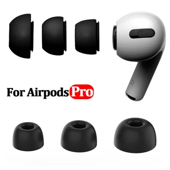 Наушники с эффектом памяти для Apple AirPods Pro, Наушники с Шумоизоляцией, Сменная Крышка Для Затычки для ушей, Защитные Наушники-вкладыши, Ушной наконечник