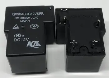 Новое реле QX90ASDC12VSFR (T90-1A-4P-12V-30A) с 4 контактами