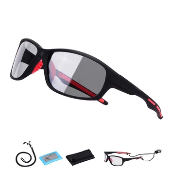 Новые поляризованные фотохромные велосипедные очки, очки для горного велосипеда, женские, мужские, спортивные, шоссейные велосипедные солнцезащитные очки, гоночные очки