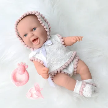 Новые Силиконовые куклы-Реборн, 25 см, детские игрушки-Реборн, водонепроницаемая виниловая кукла Bebe, милая кукла-Реборн для девочек, подарок на День рождения