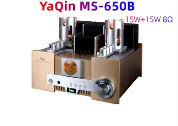 Новый ламповый усилитель YAQIN MS-650B класса A HiFi high-fidelity power amplifier домашний большой ламповый аудиоусилитель 15 Вт + 15 Вт