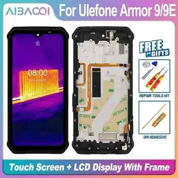 Новый сенсорный экран + ЖК-дисплей + замена рамы в сборе для телефона Ulefone Armor 9 9E Android 10