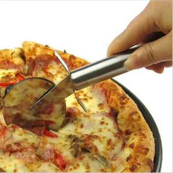 Нож для резки пиццы из нержавеющей стали Диаметром 6,5 см, кухонные принадлежности, инструменты для пиццы, колеса для пиццы
