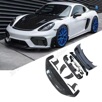 Обвес из углеродного волокна/FRP для Porsche 718 boxster модифицированный Комплект объемного звучания GT4 RS для автомобильных аксессуаров Гоночного стиля