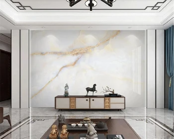 обои beibehang home decor Индивидуальный современный свет роскошная атмосфера позолоченный мраморный ТВ фон настенная роспись papel de parede