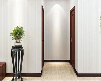 обои beibehang для гостиной Современные минималистичные однотонные флизелиновые обои в полоску, многоцветная фреска papel de parede papel