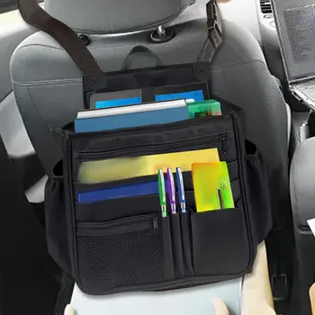 Органайзер для заднего сиденья автомобиля, подвесной из ткани Оксфорд, Прочный карман для хранения, Защитная сумка для хранения книг, бутылочек с игрушками