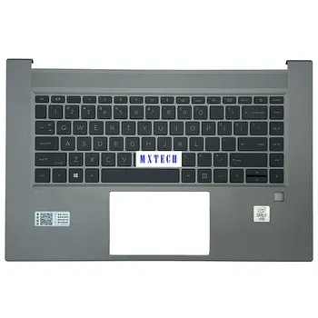 Оригинальная клавиатура США для ноутбука HP ZBook Studio G7 G8, мобильной рабочей станции, подставка для рук, верхняя крышка, клавиатура C корпусом серого цвета