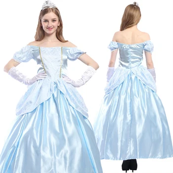 Оригинальное платье принцессы Золушки Диснея 2022 года на женский день рождения, бал на Хэллоуин, косплей, платья Золушки, костюмы, подарки