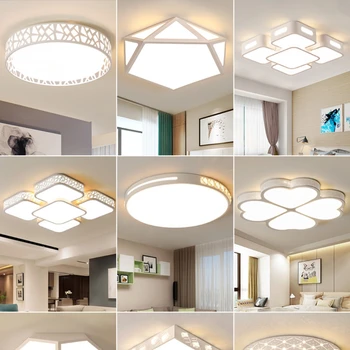 Освещение спальни светодиодный потолочный светильник Комнатный светильник Zhongshan Master Bedroom Lighting Современные минималистичные лампы