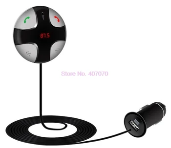 отправлено DHL или FedEx 20шт автомобильный комплект Bluetooth громкой связи FM магнитный передатчик MP3 плеер наклейка USB FM29B горячая распродажа проста в использовании