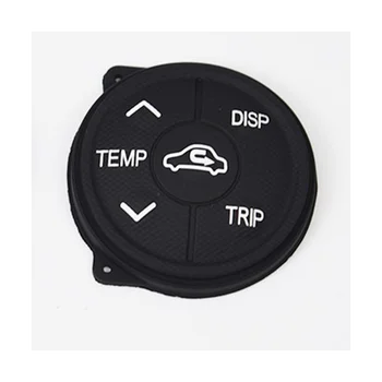 Переключатель управления аудиосистемой на рулевом колесе автомобиля, Яркая черная рамка для Prius 2011-2015, Кнопки управления, Черный
