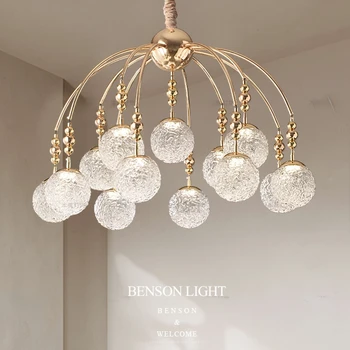 Постмодернистский французский светлый роскошный кремовый стиль современная минималистичная дизайнерская гостиная главная лампа столовая спальня проживание в семье