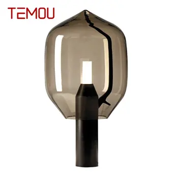Прикроватные настольные лампы TEMOU Современного дизайна, креативный настольный светильник, домашний светодиодный Декоративный светильник для фойе, гостиной, офиса, спальни