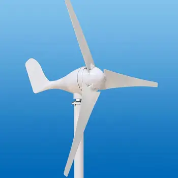 Промышленный ветрогенератор мощностью 100 Вт 12 В 24 В с низкой скоростью ветра для домашнего использования Производители ветряных турбин с 3 лопастями