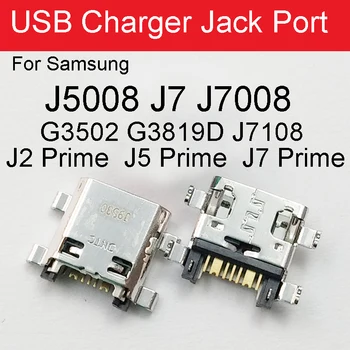 Разъем Micro USB Для Зарядки Порта Док-станции Samsung J5008 J7 J7008 G3502 G3819D J7108 J5 J2 J7 Prime